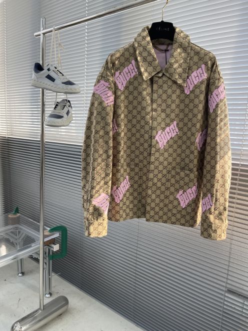 グッチ 偽物 バレない再現度 25SS 新作 ジャケット