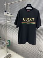 グッチ スーパーコピー 優良サイト 2025春夏新作 メンズ刺繍入り半袖Tシャツ 高級感仕上げ 細部まで忠実