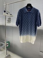 グッチ ブランド コピー 2025春夏新作 メンズポロカラーTシャツ 高級感仕上げ 細部まで忠実な作り