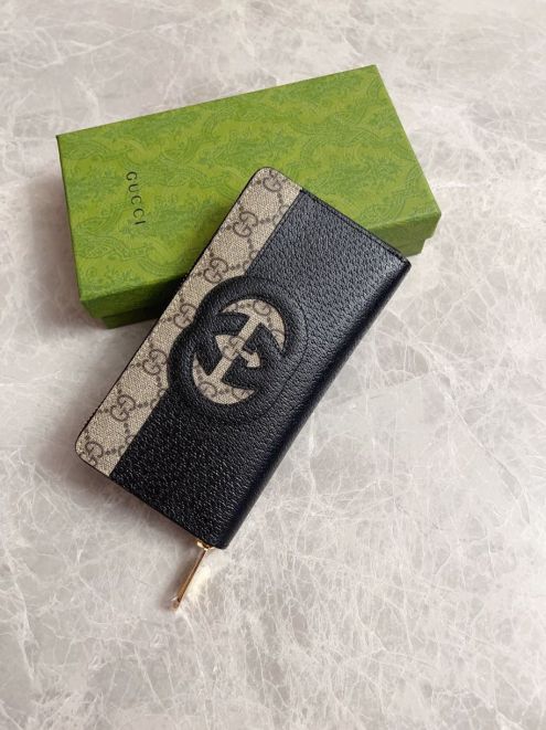 グッチ メンズ長財布 701423 芸能人愛用モデル 高級レベル仕様 確実に届く 秘密厳守配送 レビュー高リピ率