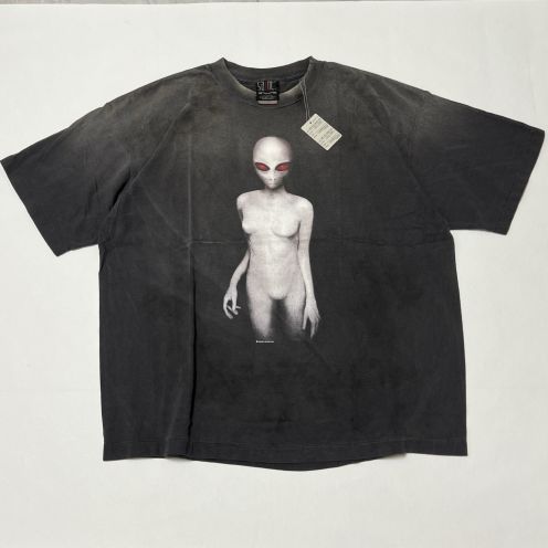 セント マイケル SS Tシャツ ダークエイリアン ヴィンテージウォッシュ 2025新作 ブランドコピー 激安通販 快適な着心地 リピーター多数