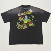 セント マイケル SS Tシャツ 小悪魔ビー ダメージ加工 2025新作 ブランドコピー 激安通販 快適な着心地 高評価多数