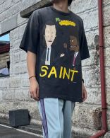 セントマイケル RAPTURE SS Tシャツ 男女兼用 夏服 通気 肌触り良好 快適な着心地 高級感仕上げ n級