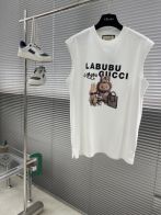 グッチ ノースリーブ Tシャツ LABUBUコラボ 2025新作 コピー 男女兼用 夏服 快適な着心地 通気 シンプルデザイン