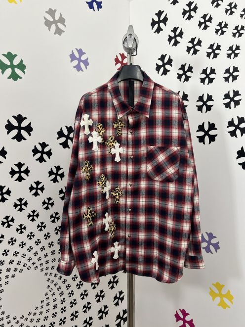 クロムハーツ チェックシャツ 2025新作 芸能人 愛用モデル 高評価口コミ多数 精密ディテール 即納対応 安心の日本倉庫