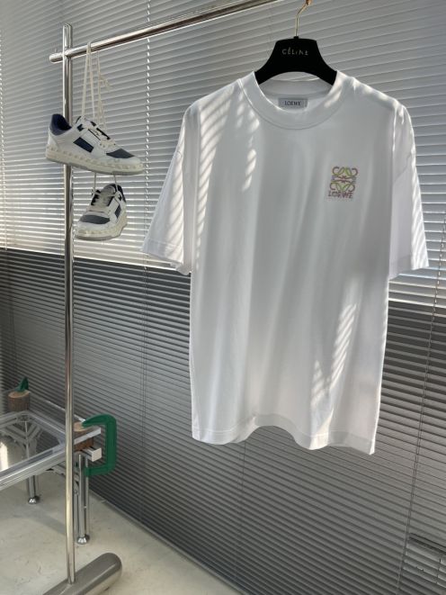 ロエベ Tシャツ 優良サイト ホワイト 半袖 高再現度 レビュー高リピ率 安心取引