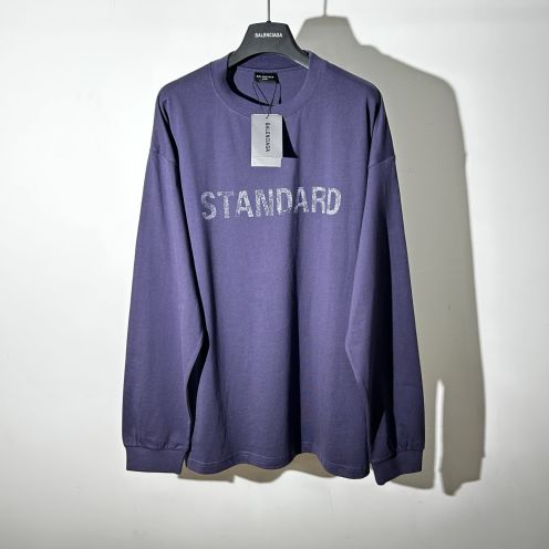 バレンシアガ 2025新作 STANDARDロングスリーブTシャツ 激安通販 高再現度モデル レビュー高リピ率 男女兼用