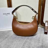 セリーヌ ハンドバッグ スーパーコピー ブラウン 2025新作 高品質 レザー 高再現度モデル