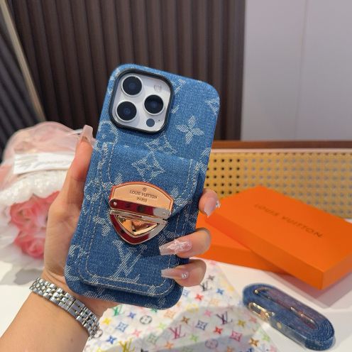 ルイ・ヴィトン iPhoneケース ブランド コピー 2025新作 高評価 上質感溢れるデニム仕様 安心サイト 高品質モデル