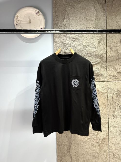 クロムハーツ 長袖Tシャツ n級 2025新作 高級感仕上げ 丁寧な縫製 上質コットン使用 数量限定入荷