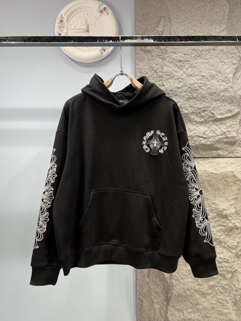 クロムハーツ パーカー 偽物 バレない再現度 2025新作 高級感仕上げ 丁寧な縫製 上質素材使用 限定入荷