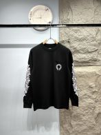 クロムハーツ 長袖Tシャツ 激安通販 2025新作 モノトーンデザイン 上質素材 丁寧な縫製 高級感ある仕上げ