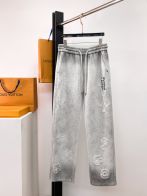 クロムハーツ スウェットパンツ n級 2025新作 グレー クロス刺繍 ロゴ入り ジョガー風 高品質 ストリート