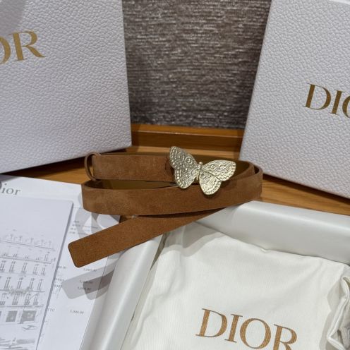 ディオール n級 高再現度仕様 上質スエード素材 高級感仕上げ バタフライバックルベルト