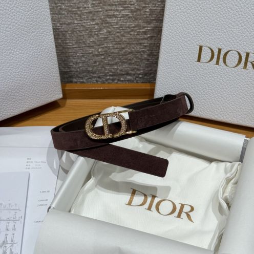 ディオール 優良サイト 高級感仕上げ 上質スエード素材 洗練デザイン クリスタルCDバックルベルト