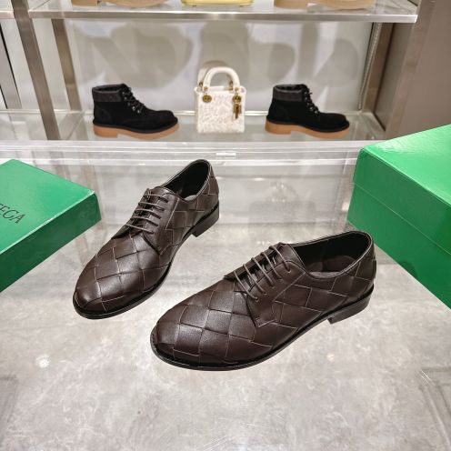 ボッテガヴェネタ イントレチャート カップル革靴 スーパーコピー 優良サイト 高再現度レザーシューズ 即納対応