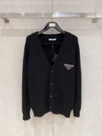 プラダ カーディガン メンズ 2025新作 スーパーコピー 高再現度モデル リブ編みデザイン 上質ウール素材で快適な着心地 実店舗級品質