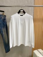 プラダ 長袖Tシャツ メンズ スーパーコピー 優良サイト 数量限定入荷 職人技術再現 ホワイトロゴステッチモデル 上質素材仕様