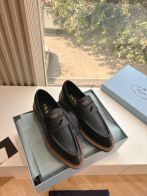 プラダ ローファー レディース 偽物 バレない再現度 上質な素材感 レビュー高評価多数 ブラック レザー