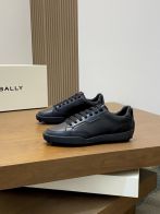 バリー スニーカー スーパーコピー 優良サイト 高再現度 2025新作 ブラックレザー メンズ 上質デザイン 革靴風仕上げ