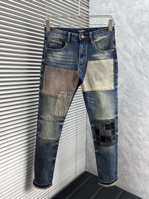 バルマン ジーンズ 2025新作 激安屋口コミ 高再現度 丁寧な縫製 通気良好 快適な着心地 個性派デザイン 安心サイト