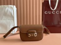 グッチ ホースビット1955 ショルダーバッグ ブラウン 格安 正確な刻印 高級感漂う 上質仕上げ 安心サイト 即納対応 限定入荷