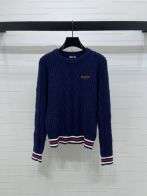 ミュウミュウ ケーブル編み クルーネック ニット セーター ネイビー スーパーコピー 優良サイト 丁寧な縫製 高級感漂う 即納対応