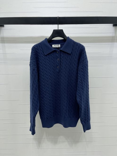 ミュウミュウ ニット トップス 2025新作 偽物 高級感仕上げ 丁寧な縫製 上質感漂う リピーター多数 安心サイト 発送保証