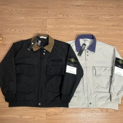 ストーンアイランド ブランド コピー カラーブロックジャケット 2025新作 快適な着心地 上質感 安心の日本倉庫 秘密厳守配送