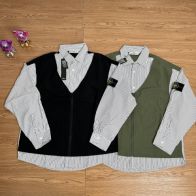 ストーンアイランド スーパーコピー ストライプシャツベスト一体型 2025新作 男女兼用 快適な着心地 実店舗運営 安心サイト