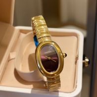 カルティエ 時計 レディース ブランド コピー 激安通販 ベニュワール ゴールド ワインレッド 高級腕時計