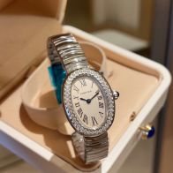 カルティエ 時計 レディース スーパーコピー 優良サイト ベニュワール シルバー ダイヤベゼル 高級腕時計