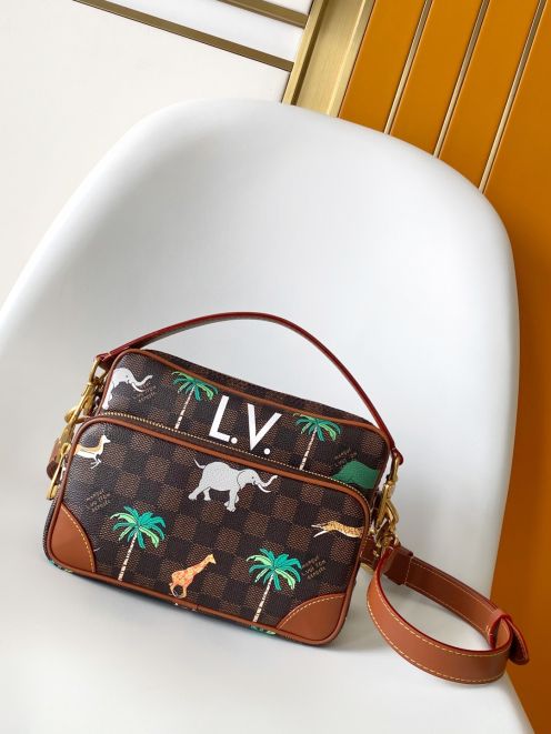  芸能人愛用ルイヴィトン ダミエ ジャングルアニマル クロスボディ 高級感仕上げ スーパーコピー 高再現度 バッグ 安心サイト
