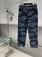 ルイヴィトン モノグラムデニム クラウド柄 パンツ 通気 快適な着心地 ブランド服 スーパーコピー 高再現度 安心サイト
