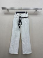 ルイヴィトン モノグラムジャカード ホワイトパンツ 通気 快適な着心地 ブランド服 スーパーコピー 高再現度 安心サイト