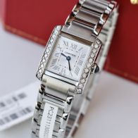 カルティエ Tank Fran&ccedil;aise ダイヤベゼル ステンレス 高級感仕上げ スーパーコピー 高再現度 レディース腕時計 安心サイト