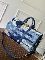 ルイヴィトン格安 デニムボストンバッグ2025新作 高再現度 職人技術再現 高級感仕上げ 上質感漂う限定モデル