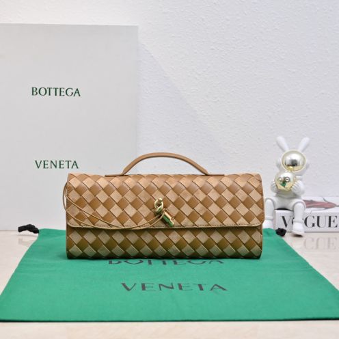 ボッテガ・ヴェネタ クラッチバッグ ブランド コピー 安全通販 2025新作 高再現度イントレチャートキャメル仕様