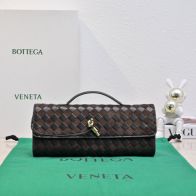 ボッテガ・ヴェネタ クラッチバッグ 優良サイト 2025新作 高再現度イントレチャートダークブラウン仕様 発送保証