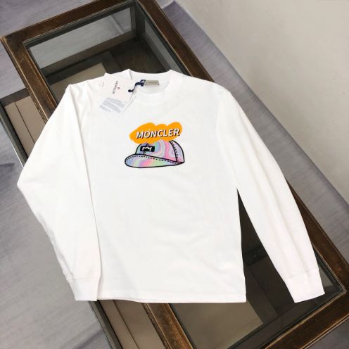モンクレール 長袖Tシャツ 2025新作 激安 高再現度 グラフィックロゴデザイン 上質コットン使用 快適な着心地 安心サイト