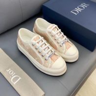 ディオール スニーカー 2025新作 n級 高品質 トワルドジュイ ピンクキャンバス ローカットモデル 上品カラー 発送保証
