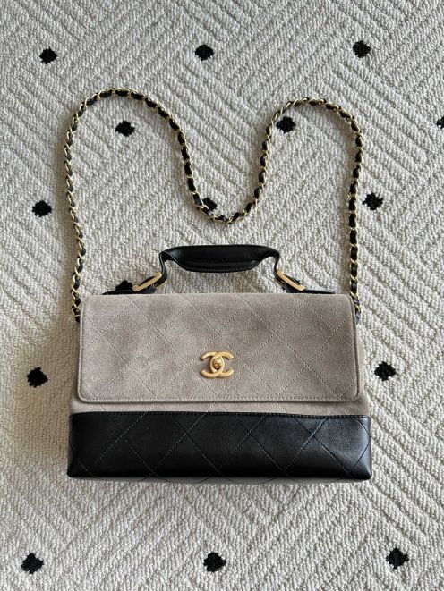 シャネル バッグ 優良サイト 2025新作 グレー&times;ブラック 高再現度 上質感 高級感仕上げ チェーンショルダー 安心取引