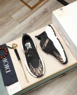 ディオール スニーカー 2025新作 n級 高再現度モデル オブリーク柄デザイン 精密ディテール ブラックブラウン 即納対応