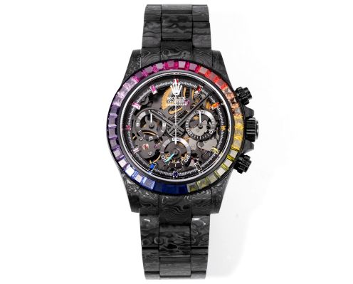 ロレックス 激安 デイトナ スケルトン レインボーベゼル 2025新作 圧倒的な再現度 高級感仕上げ レビュー高リピ率