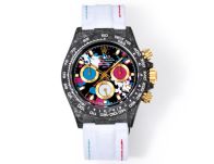 ロレックス デイトナ ポップアート 腕時計 2025年新作 精巧な復刻モデル カーボンベゼル 高級感仕上げ 安心サイト