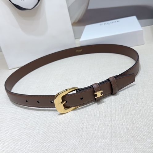セリーヌ ベルト ブランド コピー トリオンフ金バックル 本革仕様 2025新作 高再現度 高級感ある仕上がり 安心サイト