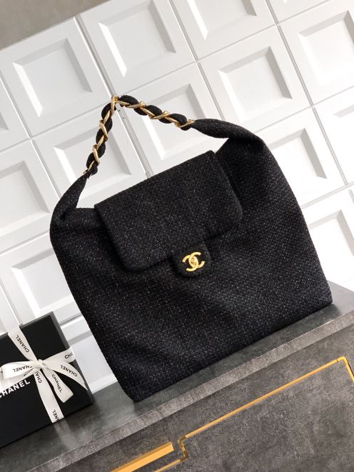 シャネル バッグ n級 2025新作 高再現度 ツイード素材 チェーンハンドル フラップトート 高級感仕上げ 安心サイト