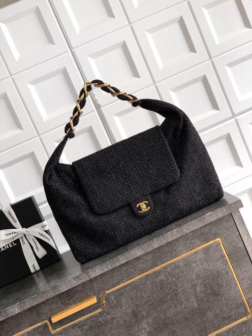 シャネル バッグ ブランド コピー 安全通販 2025新作 高再現度 ツイード チェーンショルダー トート 高級感仕上げ