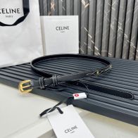 セリーヌ ベルト ブランド コピー 2025新作 本革使用 精密ディテール 高級感仕上げ ゴールド金具 安心サイト