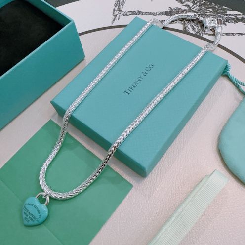 ティファニー ハートタグロープチェーンネックレス 定番モデル 2025新作 スーパーコピー 高再現度 高品質 精密ディテール 安心サイト